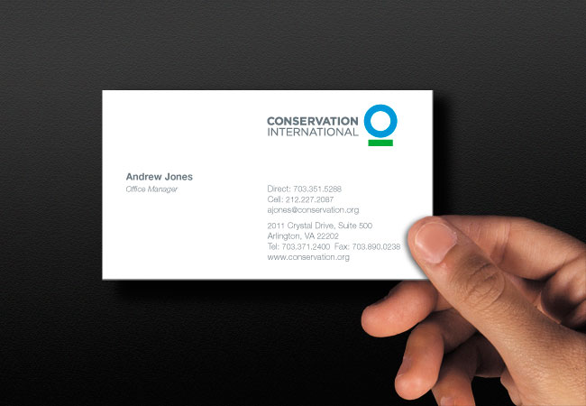 Conservation International business card
