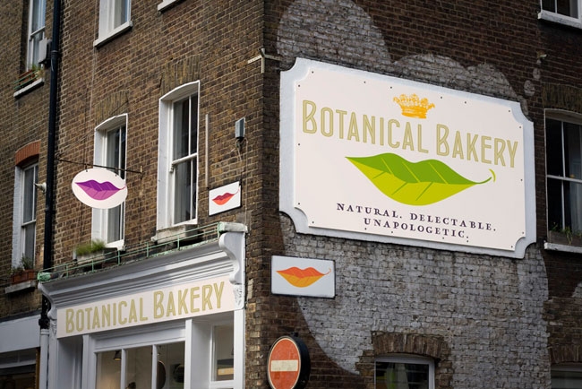 Botanical Bakery signage