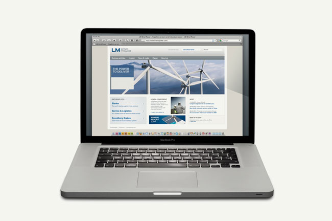 LM Wind Power brand identity
