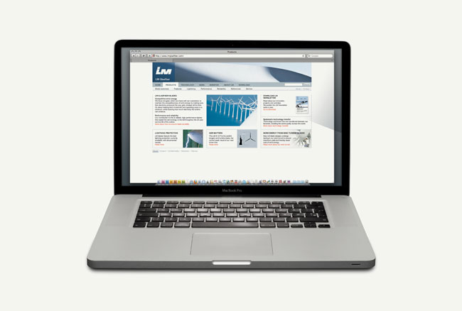 LM Wind Power brand identity