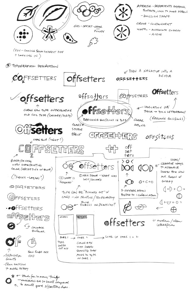 Offsetters identity sketches